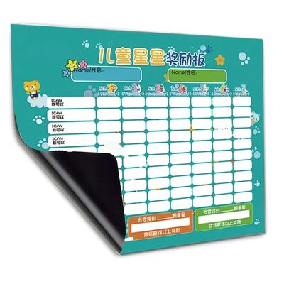 Flexible Magnetic Whiteboard Calendar , 17" X 13", 16" X 12" Week Planner Whiteboard